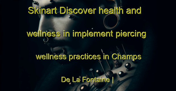 Skinart Discover health and wellness in implement piercing wellness practices in Champs De La Fontaine | PiercingTraining | PiercingClasses | SkinartTraining-Belgium